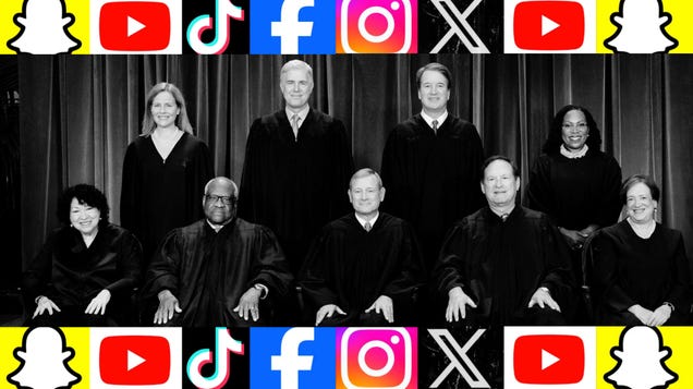 The Supreme Court cases on social media laws included weird comparisons
