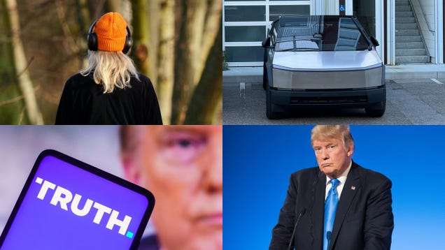 Trump's Truth Social Stock Dropped, Cybertrucks Broke, the Virtual Boy Deserves Respect, and More