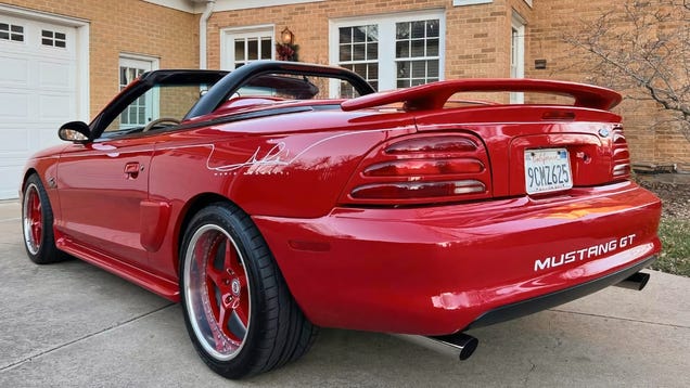 At $29,700, Will This 1995 Mario Andretti Edition Ford Mustang GT Hit
The Winner's Circle?