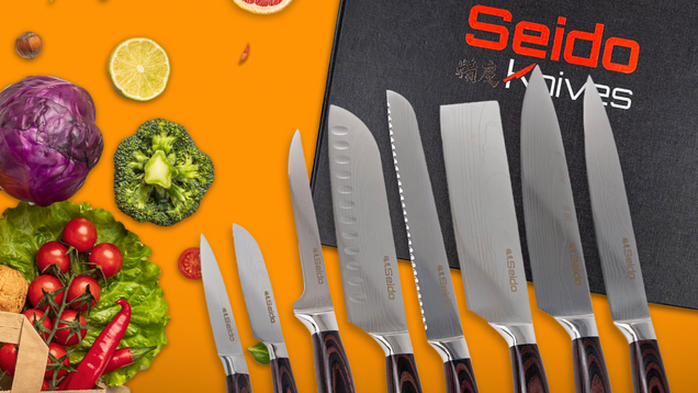 This Eight-Piece Japanese Knife Set Is $130 Right Now
