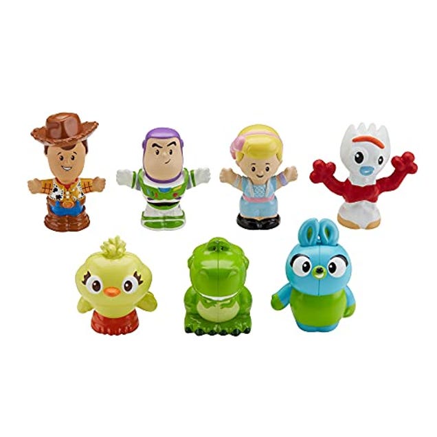 Fisher-Price Little People Toddler Toys Disney Toy Story 7 Friends Pack Figure Set with Woody & Buzz Lightyear for Ages 18+ Months (Amazon Exclusive), Now 32% Off