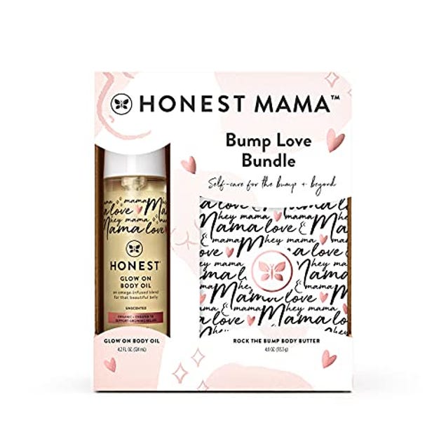 The Honest Company Honest Mama Body + Belly Bump Love Bundle | Moisturizing, Now 53% Off