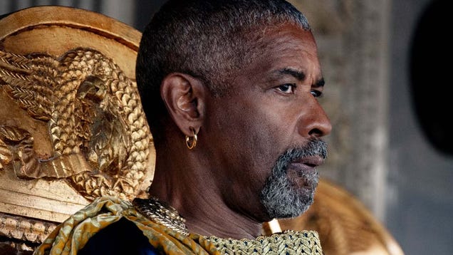 Denzel Washington Says His Gay Kiss Was Cut From Gladiator II