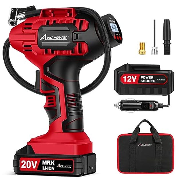 AVID POWER Tire Inflator Portable Air Compressor, Now 27% Off