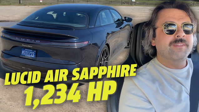 2024 Lucid Air Sapphire First Drive | Sickeningly Fast