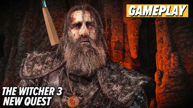 This Witcher 3 mod turns back the clock on Geralt's face – and