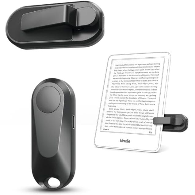 DATAFY Remote Control Page Turner for Kindle Paperwhite Oasis Kobo eReaders, Now 64% Off