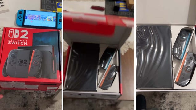 Someone’s Unboxing A Switch 2 But Claims It Needs A Day-One Patch To Work