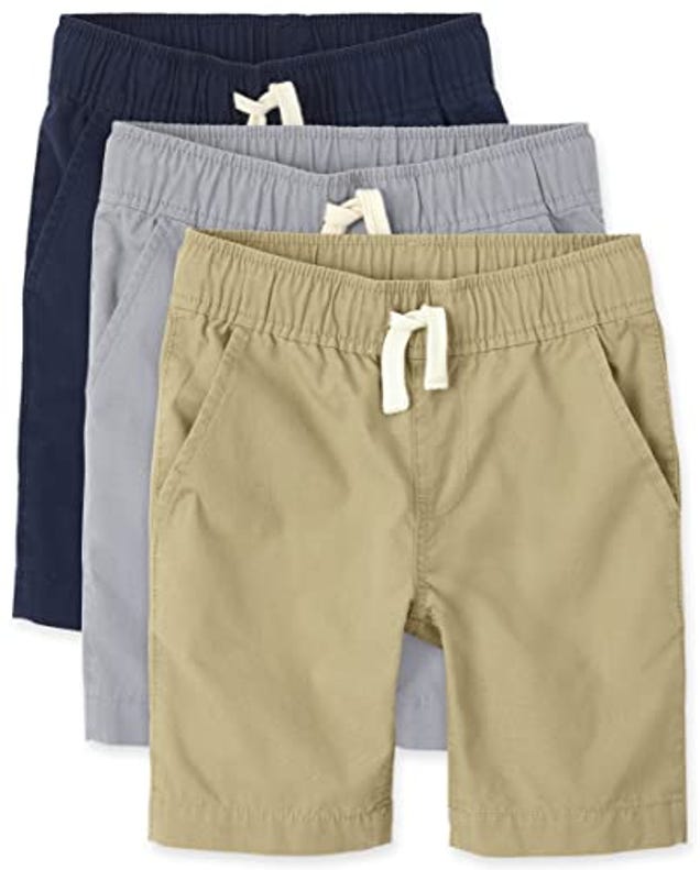 The Children's Place boys Pull on Jogger Shorts, Now 60% Off