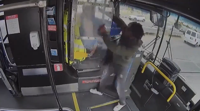 WATCH: Angry Passenger Attacks Bus Driver, and the Crash Ain't Pretty