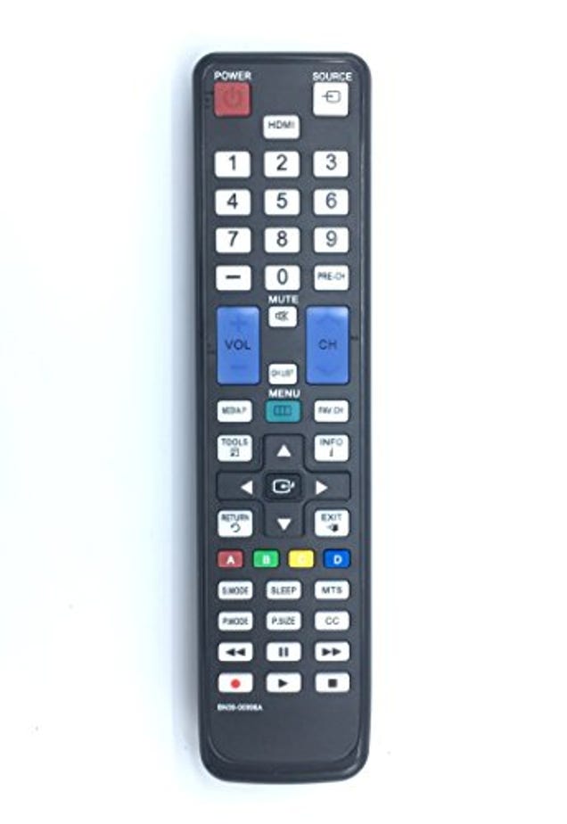 Replace BN59-00996A Remote Control for Samsung TVs LN32C530 PL50C530 PN50C530 PN42C450B1D LN40C540 LN40C540F2F PL50C530C1F LN46C530F1FXZA LN40C540F2F LN40C540F2FX LN37C530F1F, Now 93.35% Off