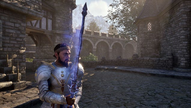 This Ghostly Bound Sword Is Oblivion Remastered’s Strongest Two-Handed Blade