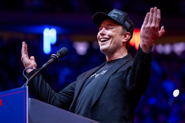 Elon Musk spent at least a quarter-billion dollars to elect Trump and other Republicans