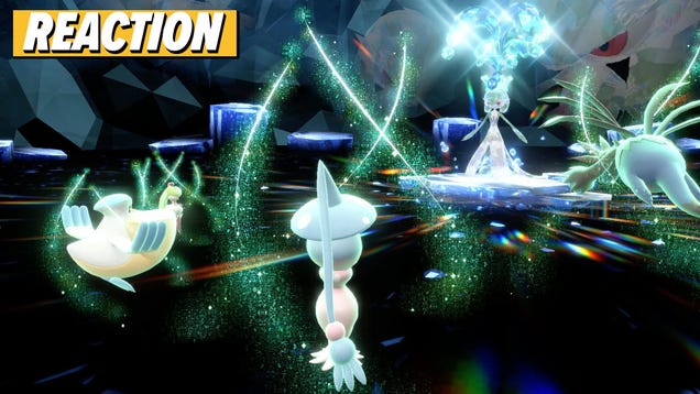 Shiny Reaction: Shiny Mimikyu in Pokémon Scarlet & Violet! 