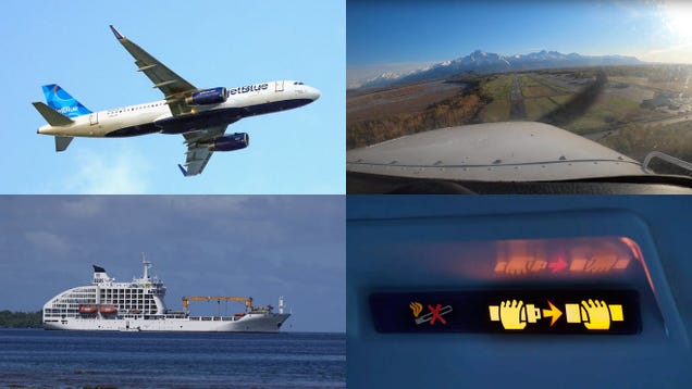 Cruise Ship Olympians, A Train Derailing Teen Derailing And Very Bad Viral Airplane Napping Hack In This Week's Beyond Cars Roundup