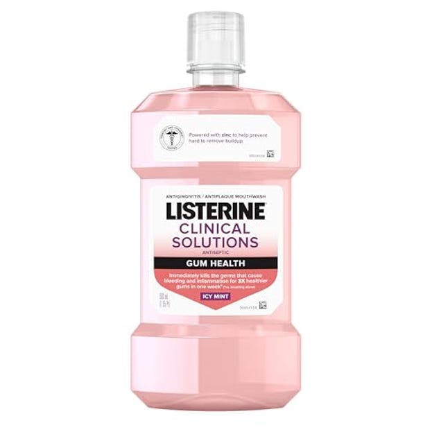 Listerine Clinical Solutions Gum Health Antiseptic Mouthwash, Now 11% Off