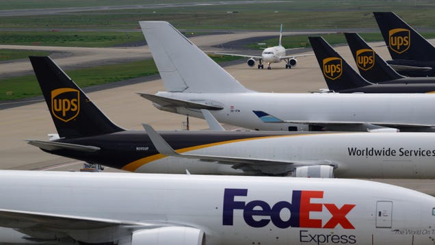 The port strike could boost UPS, FedEx, and other air shippers