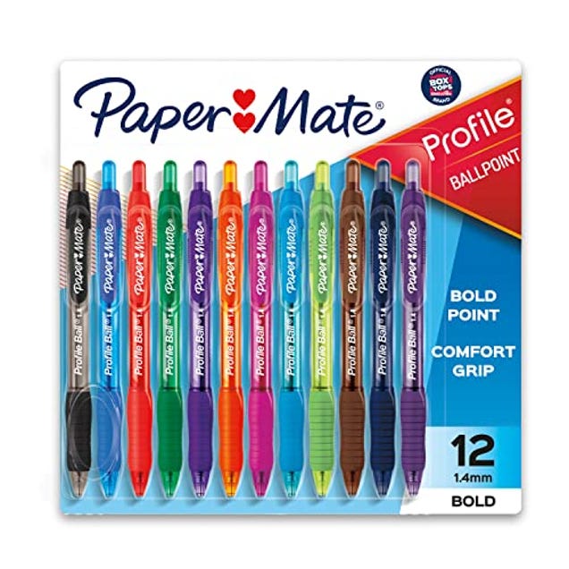 Paper Mate Profile Retractable Ballpoint Pens, Now 71% Off