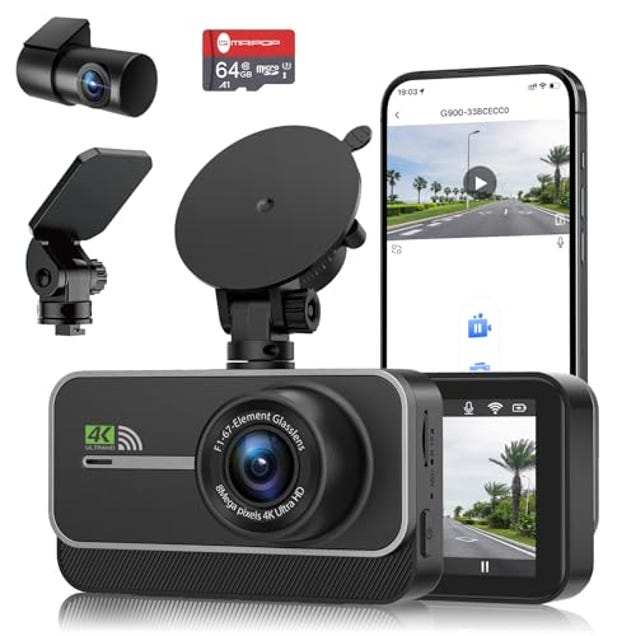 Dash Cam Front and Rear, Now 13% Off