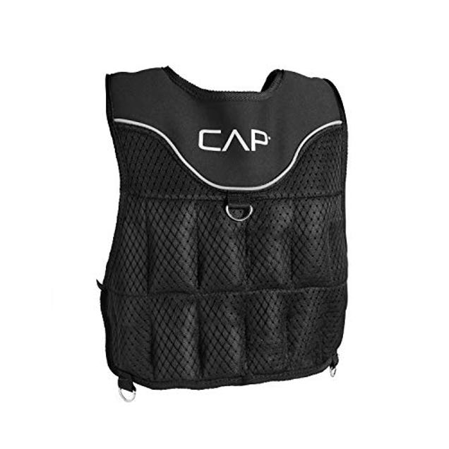 CAP Barbell (HHWV-CB020C) Adjustable Weighted Vest, Now 63% Off