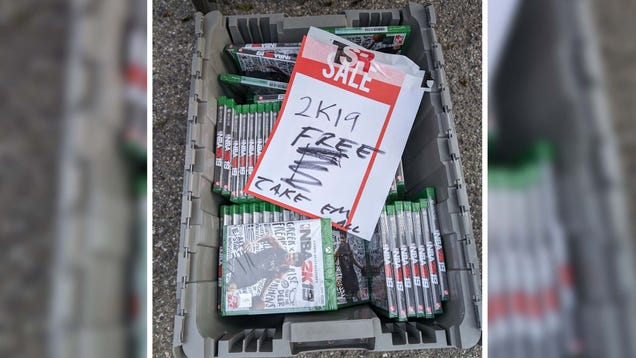 Someone At A Flea Market Couldn't Give Away Copies Of NBA 2K19