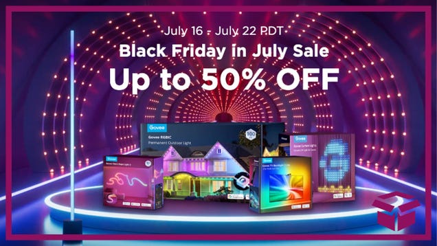 Illuminate Your World with Govee's Black Friday in July Sale Up to 50% Off!