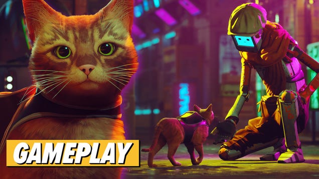 🎮 STRAY / O JOGO DO GATINHO - ANÁLISE / REVIEW - VALE A PENA? 