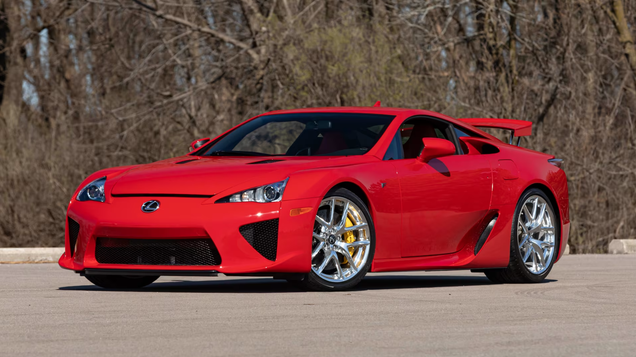 Here's Another Chance To Own The World's Reddest Lexus LFA