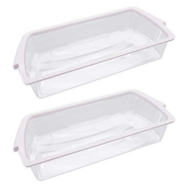 Siwdoy (Pack of 2 W10321304 Door Shelf Bin Compatible with Whirlpool Refrigerator Replaces WPW10321304 AP6019471 2179575 PS11752778, Now 59.04% Off