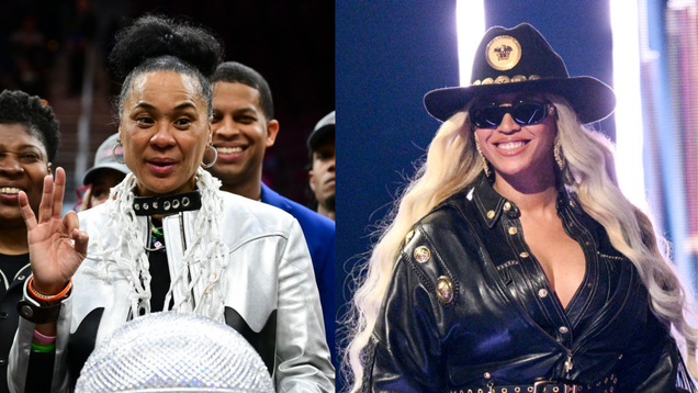 Watch Dawn Staley Receive 'Love on Top' From Beyoncé After Championship NCAA Season