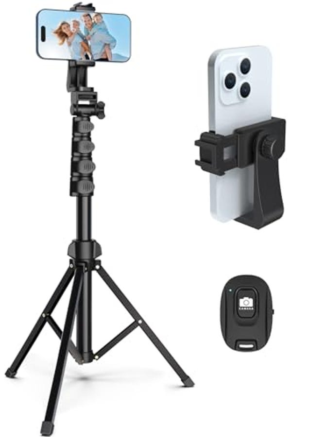 Liphisy 64” Tripod for Cell Phone & Camera, Now 27% Off