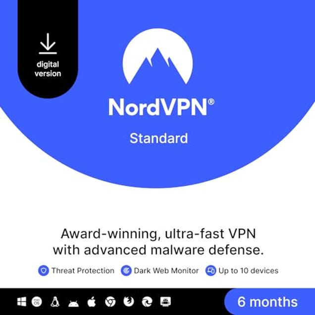 NordVPN Standard, Now 33.34% Off
