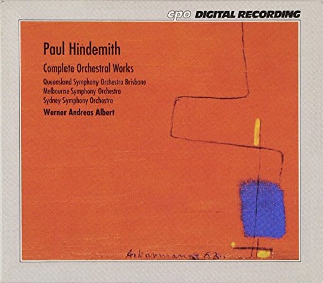 Hindemith: Complete Orchestral Works, Now 21% Off