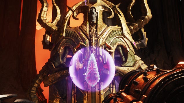 You Need To Smash Up These Creepy Lion Statues In Doom: The Dark Ages’ ‘Ancestral Forge’ Level
