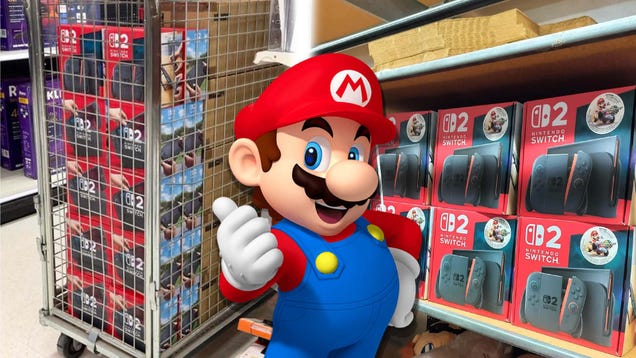 Target Leaves Dozens Of Switch 2 Consoles Locked In A Cage On The Store Floor