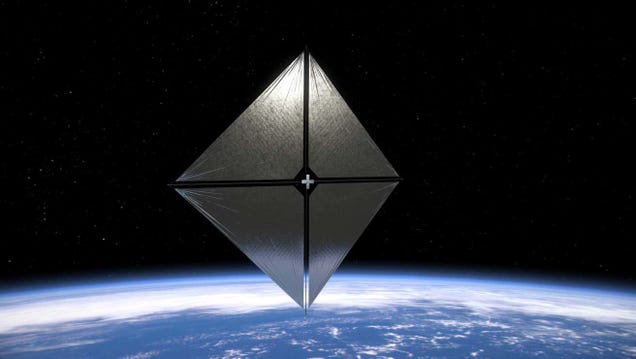 NASA Launches Solar Sail to Test Sunlight-Propelled Space Travel