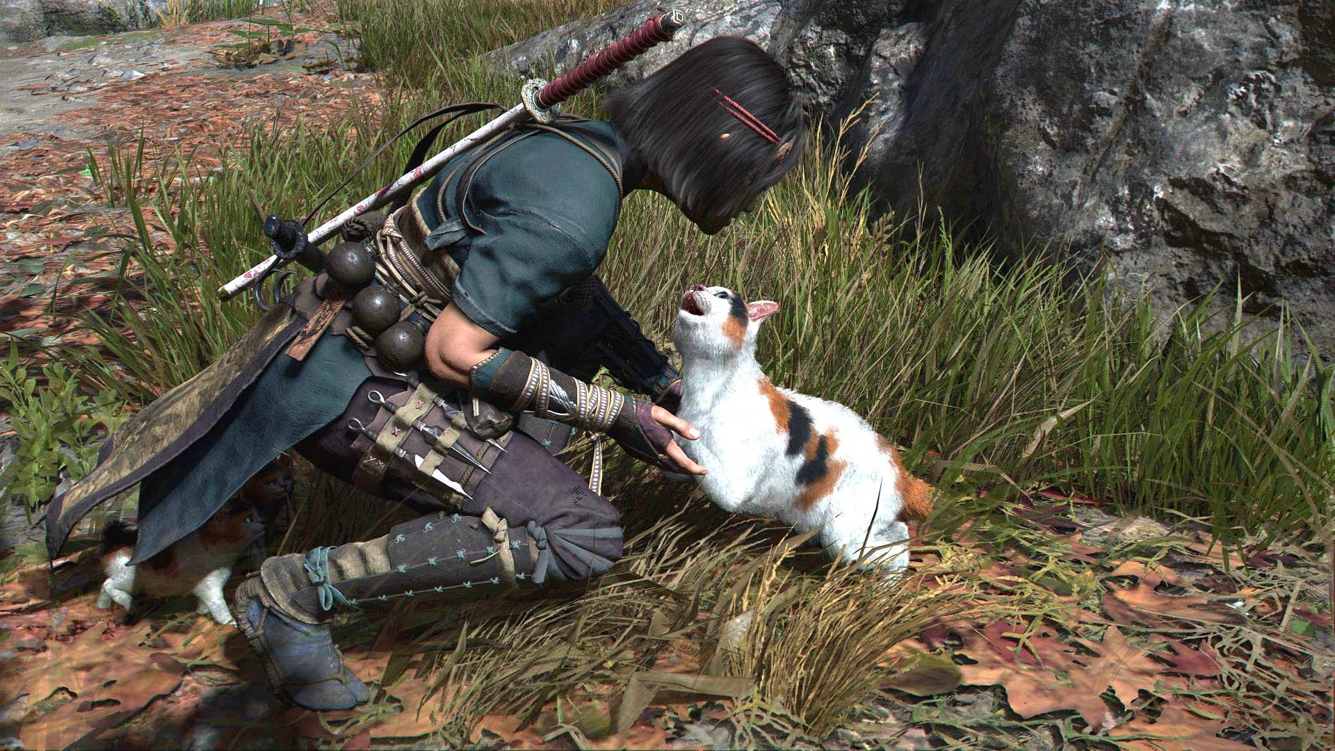 A mother and cat cat in the shadows of the killer of belief.