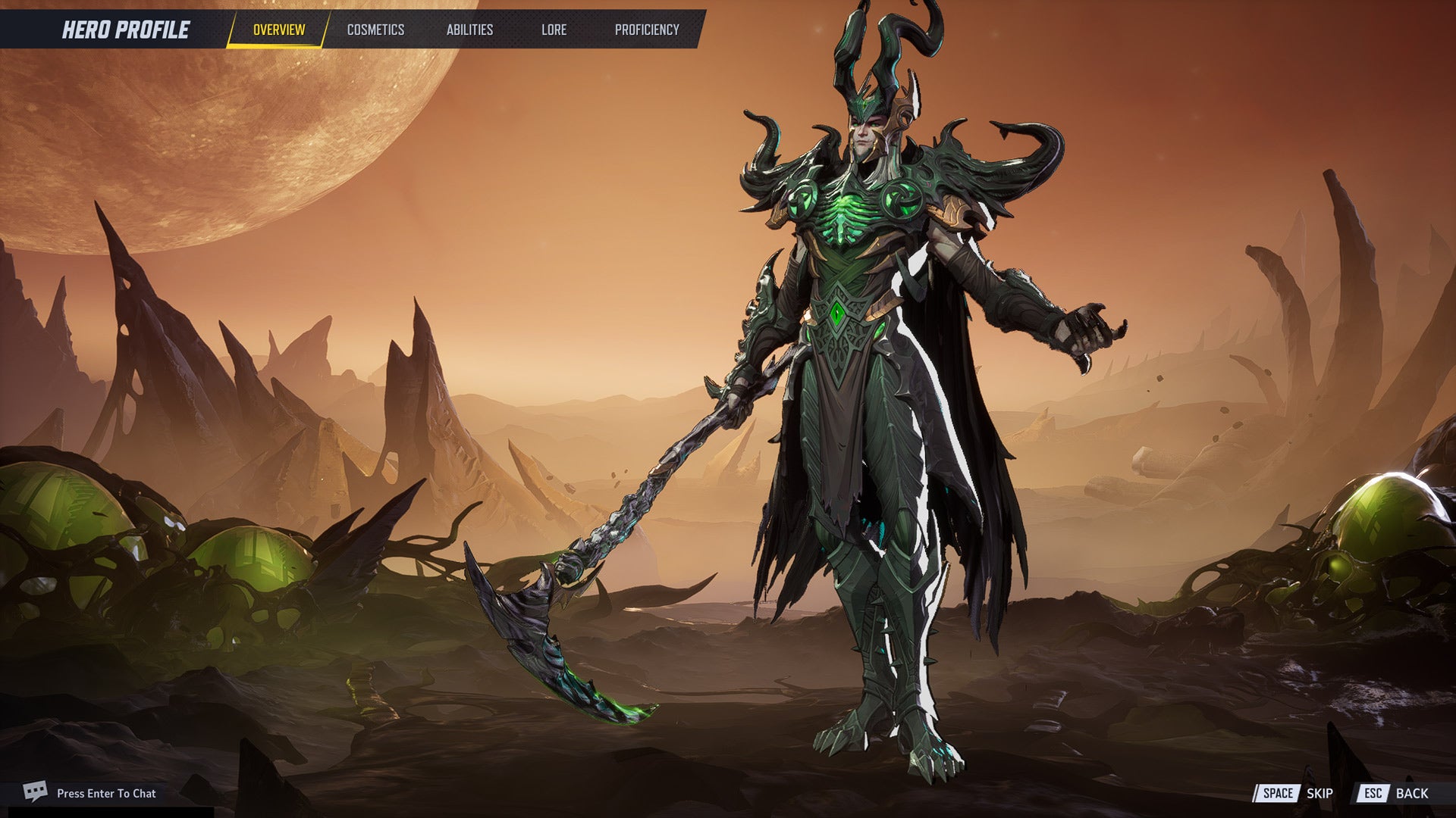 A screenshot of the Hero Loki profile screen is shown.