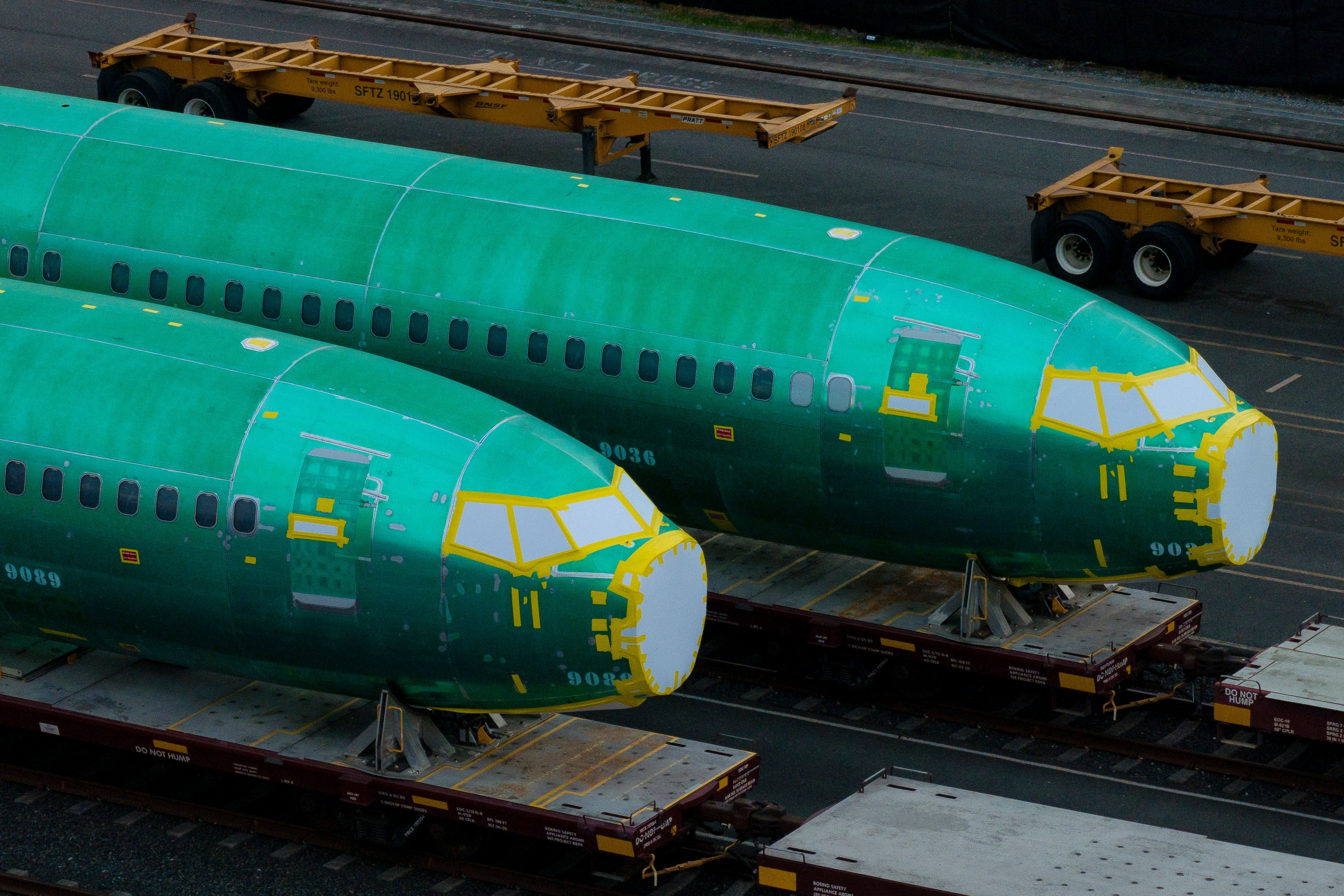 Image for Boeing stock soars as an executive plays up progress — and downplays Trump tariffs