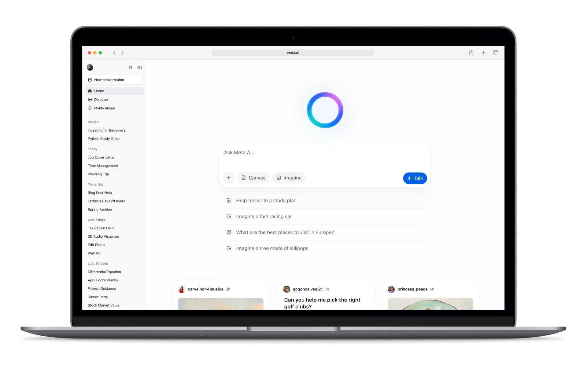 Image for Meta's AI app to challenge ChatGPT is here — and yes, it's 'social'