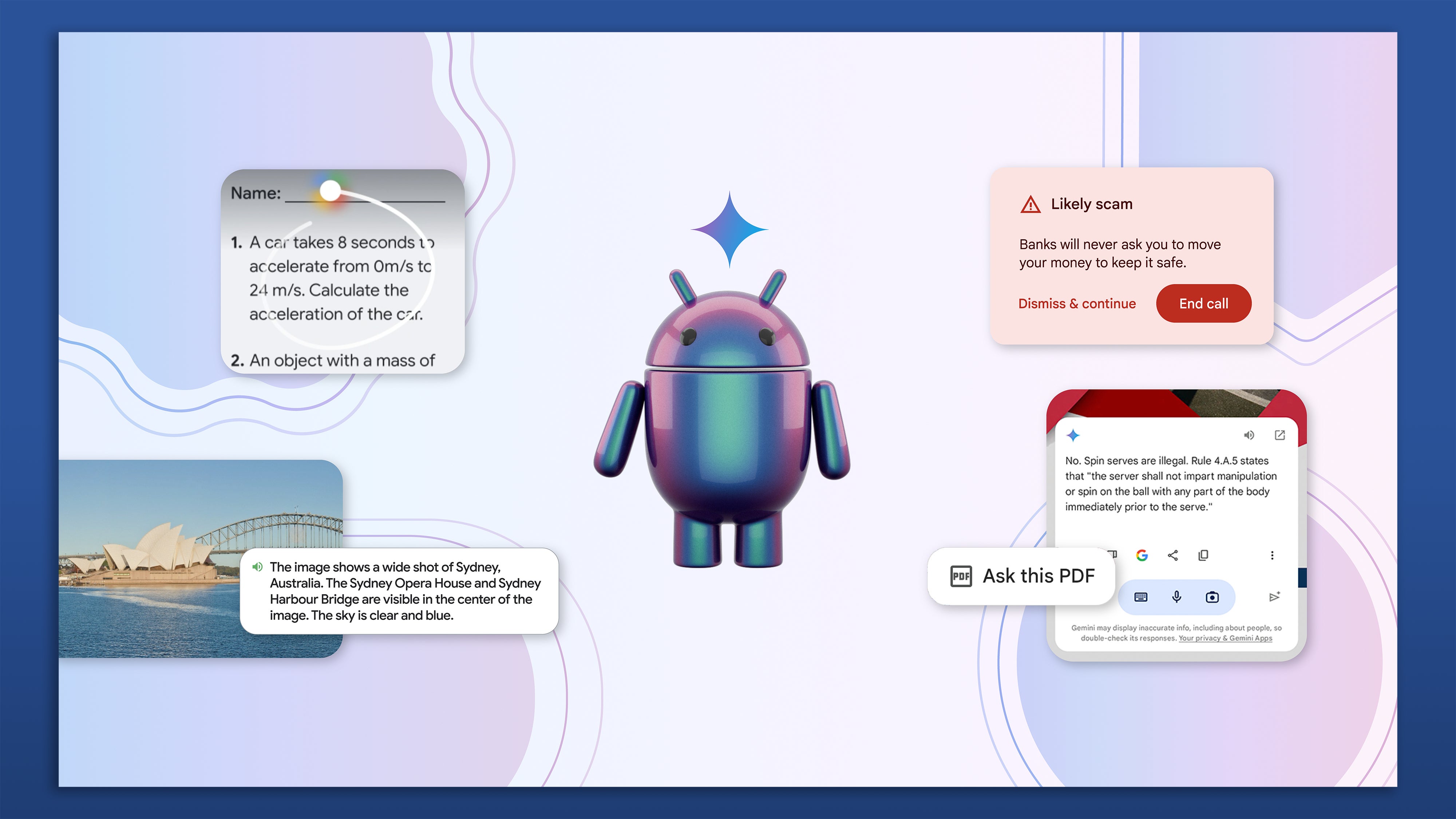 Google I/O: вот основные функции Gemini AI для Android