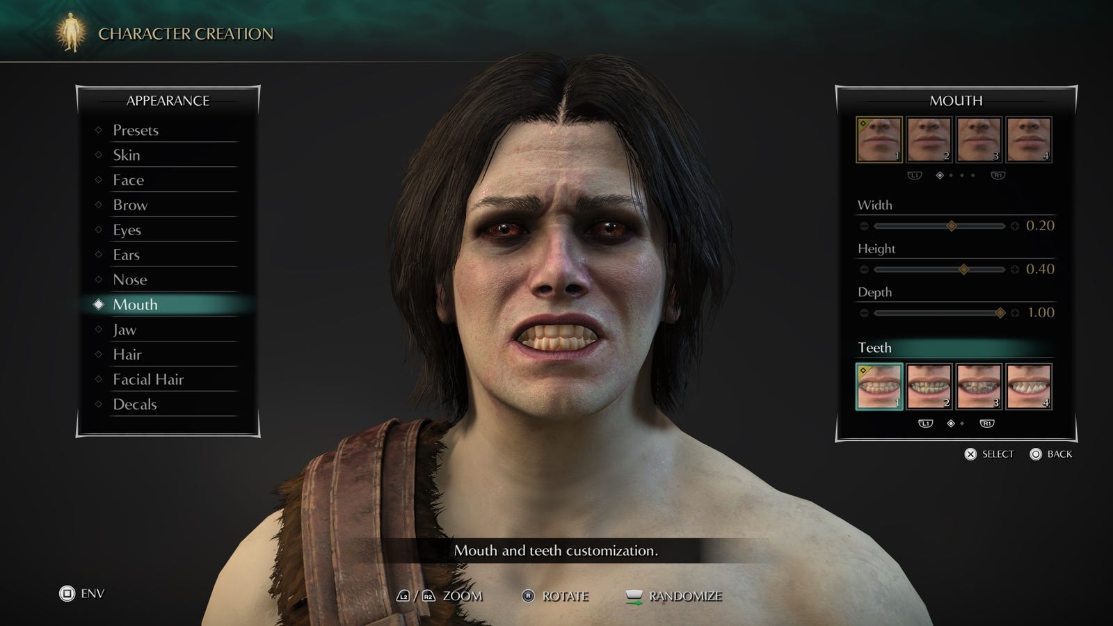 PS5 Demon's Souls Has Some Truly Fucked Up Teeth Options